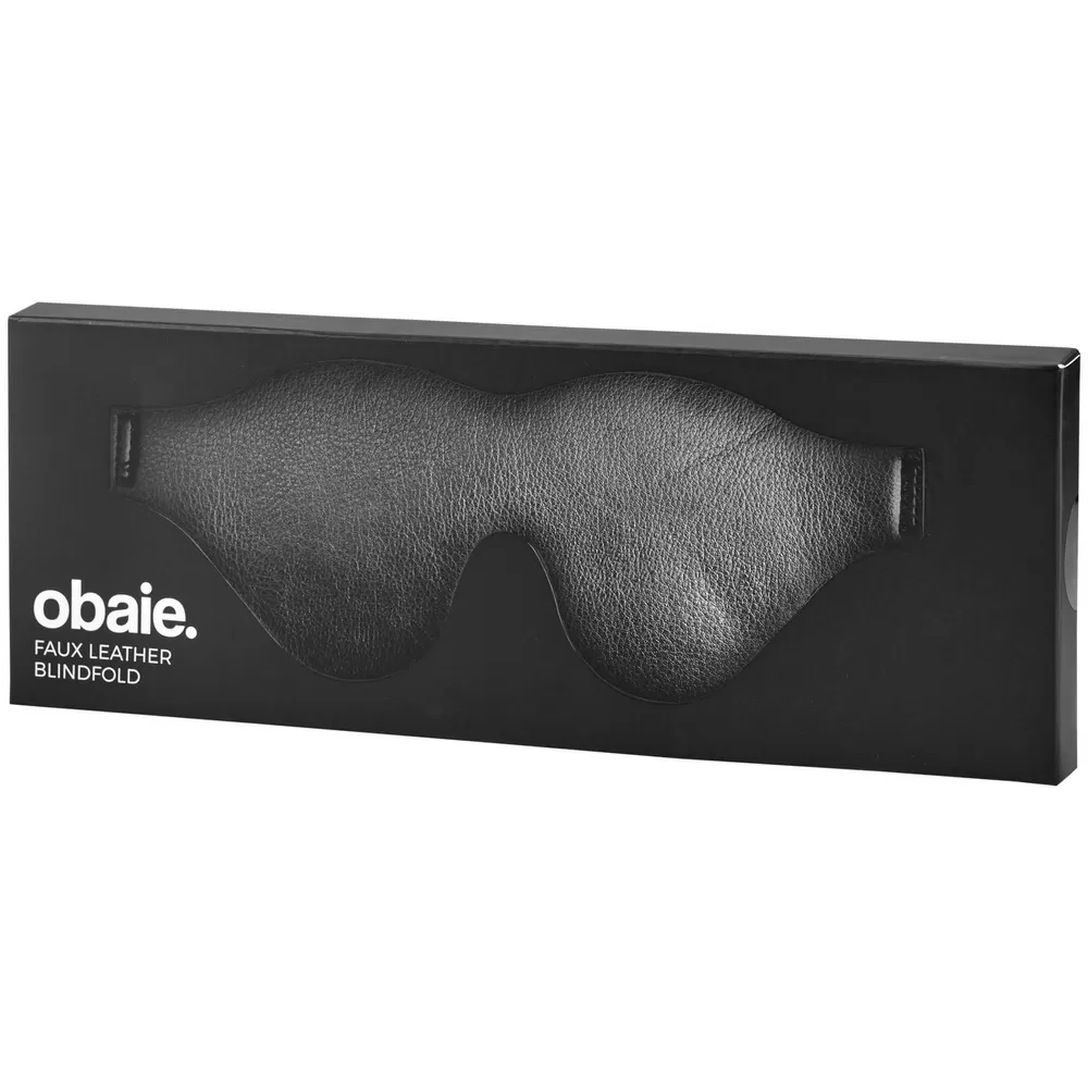 Obaie Blindfold i Imiteret Læder