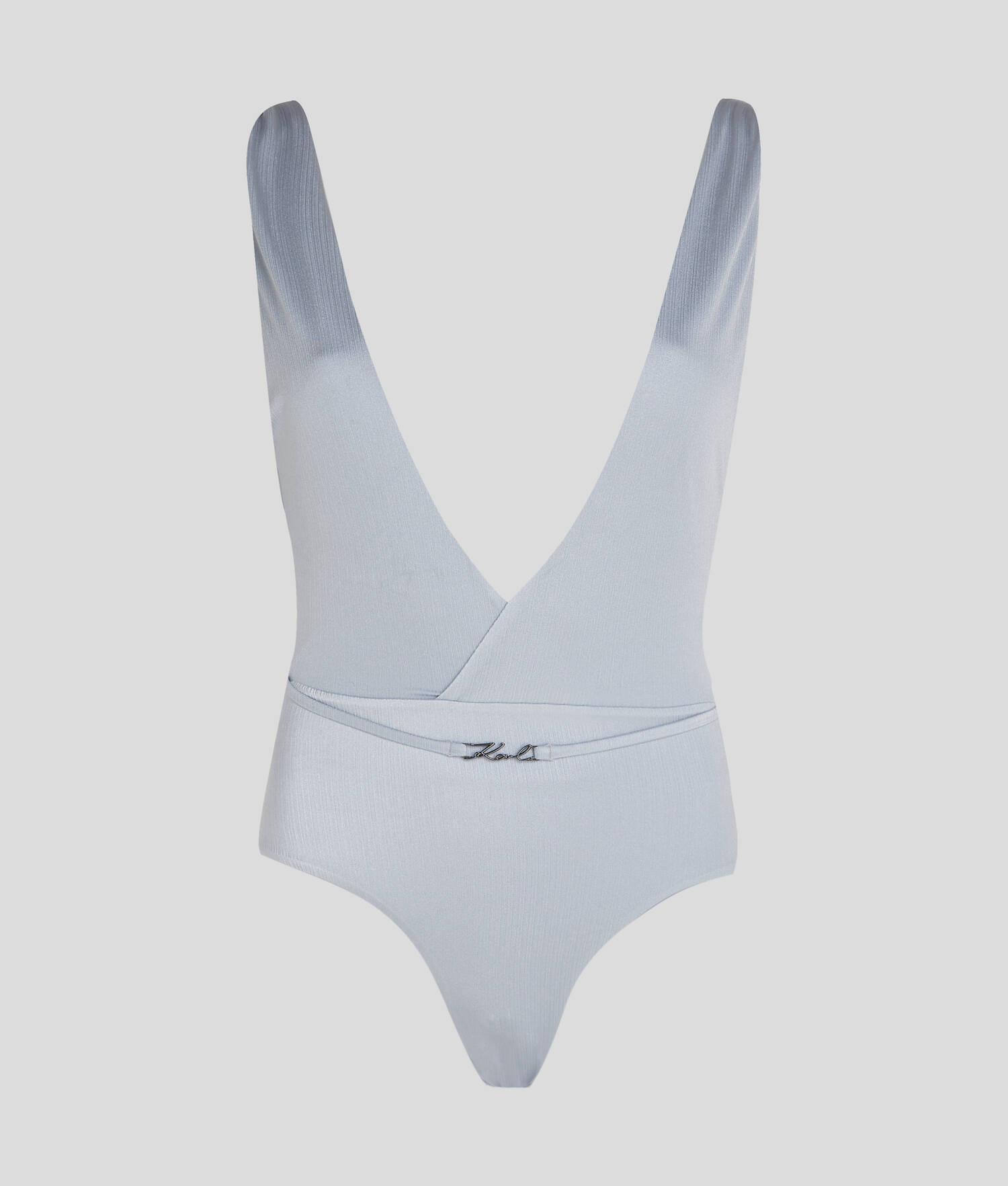 MAILLOT DE BAIN MÉTALLISÉ AU DÉCOLLETÉ EN V PLONGEANT
