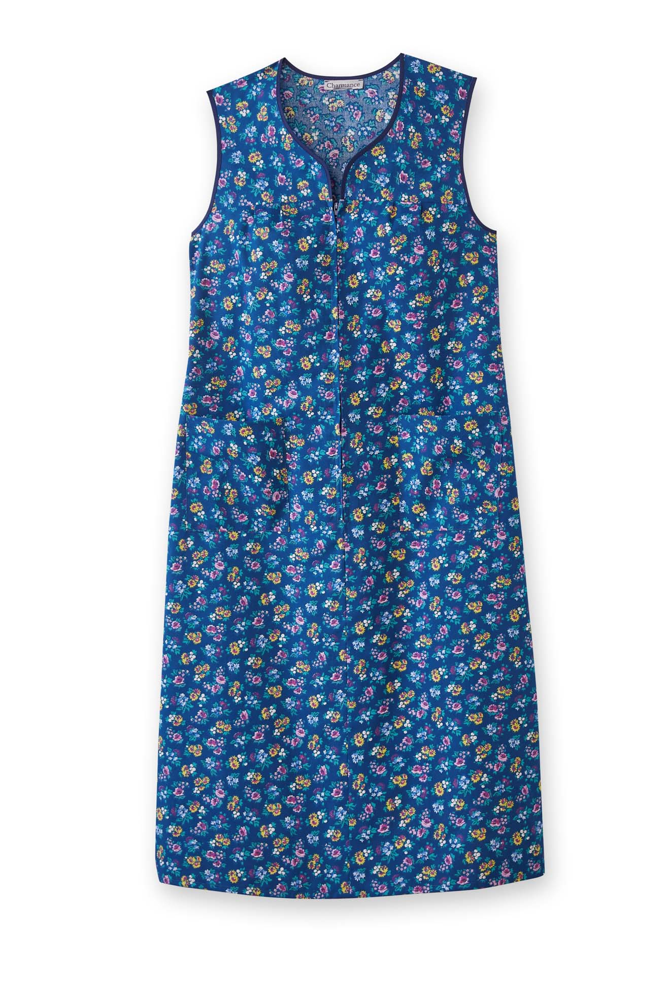 Tablier entièrement zippé sans manches