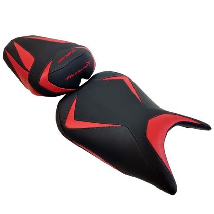 Selle confort Bagster Ready Luxe (série spéciale) - Noir / Rouge