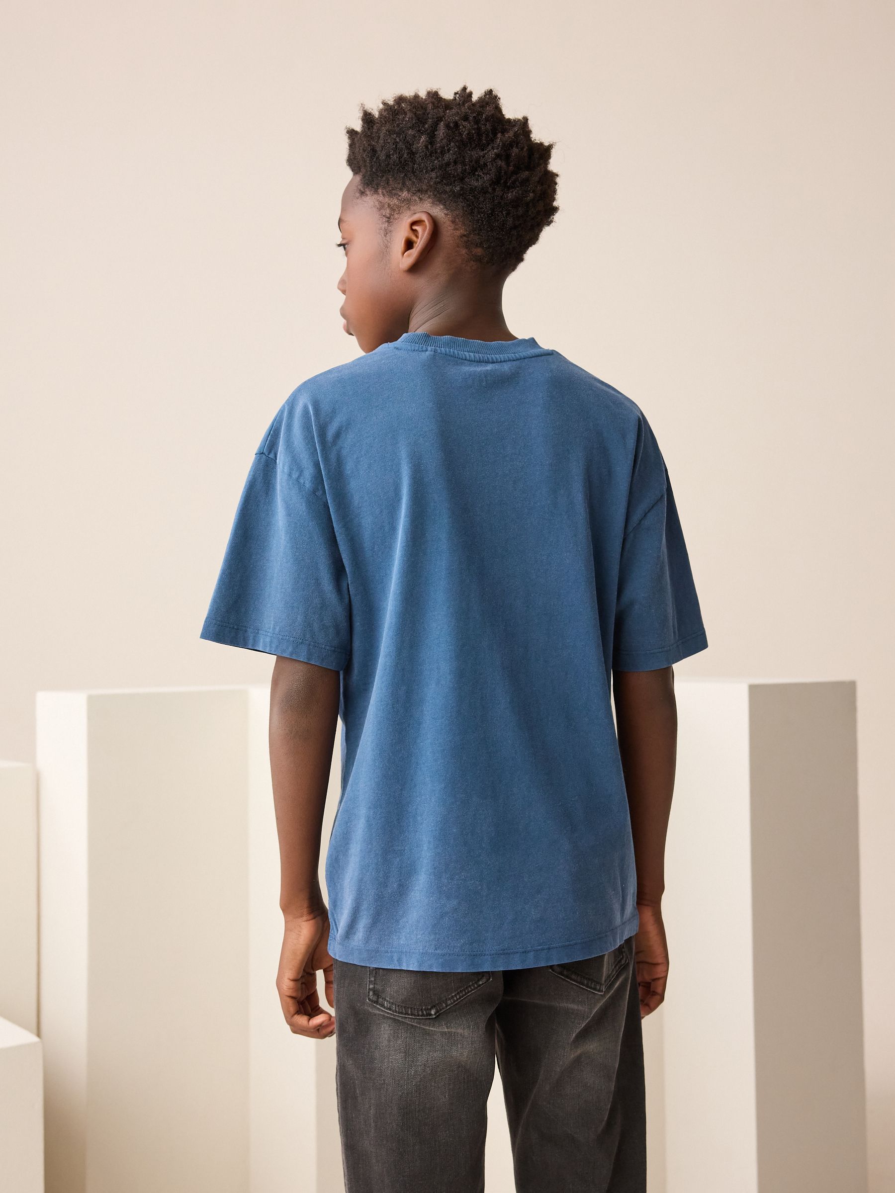 Indigo Blue Nirvana - T-shirt met bandje (3-16jr)