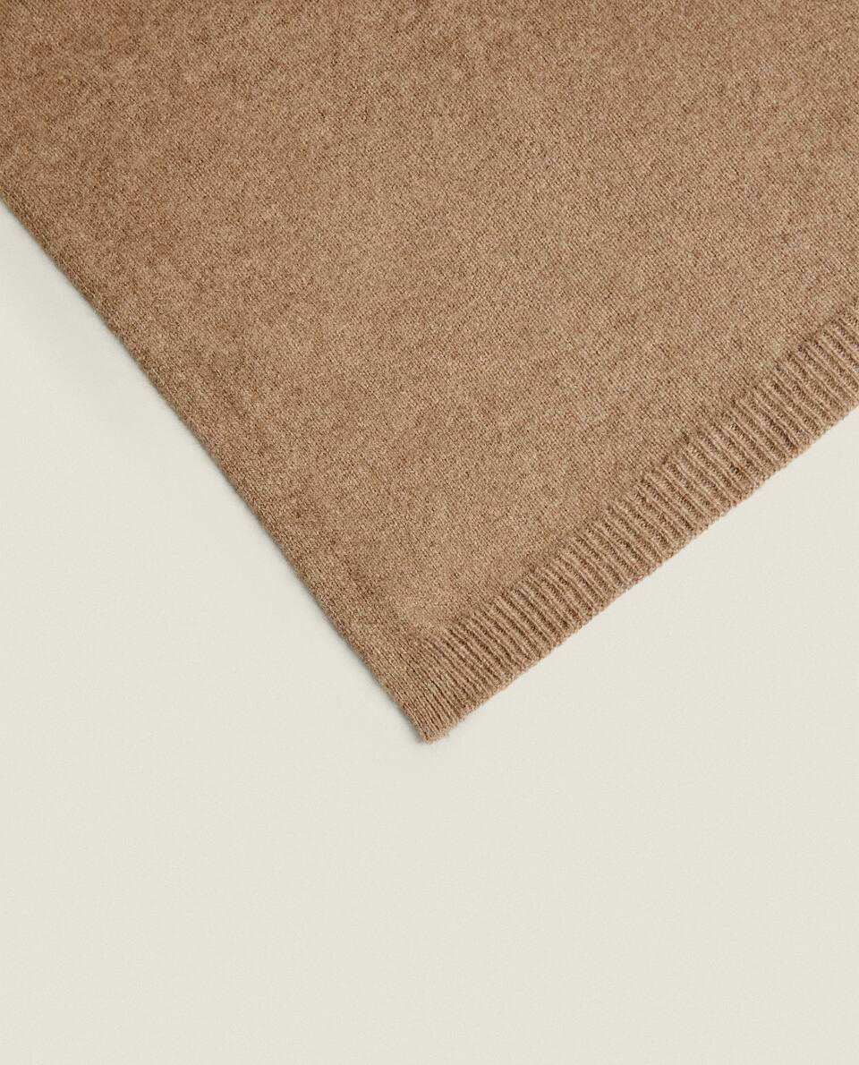 COBERTOR DE TRICÔ DE CASHMERE