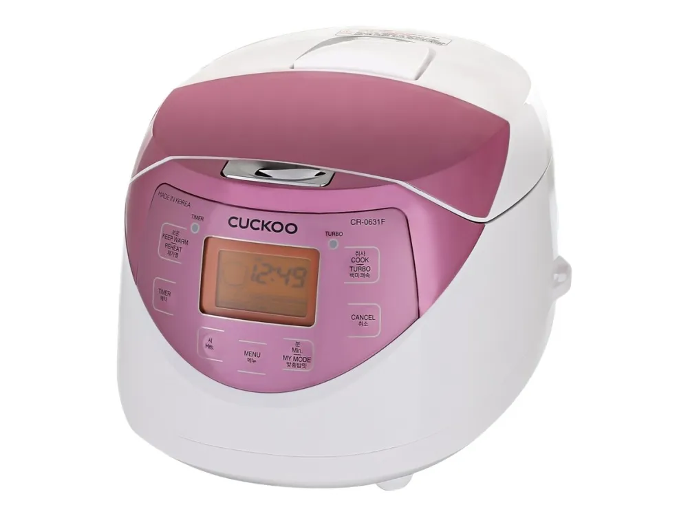 Cuckoo CR-0631F - Riskoger - 1.08 liter - 580 W - hvid/pink