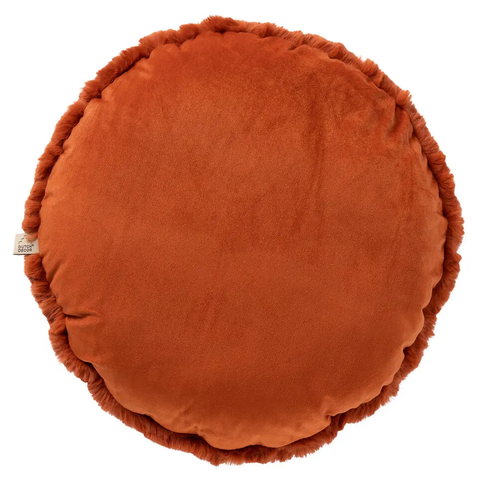 Sierkussen Zaya - Potters Clay - Ø45 cm