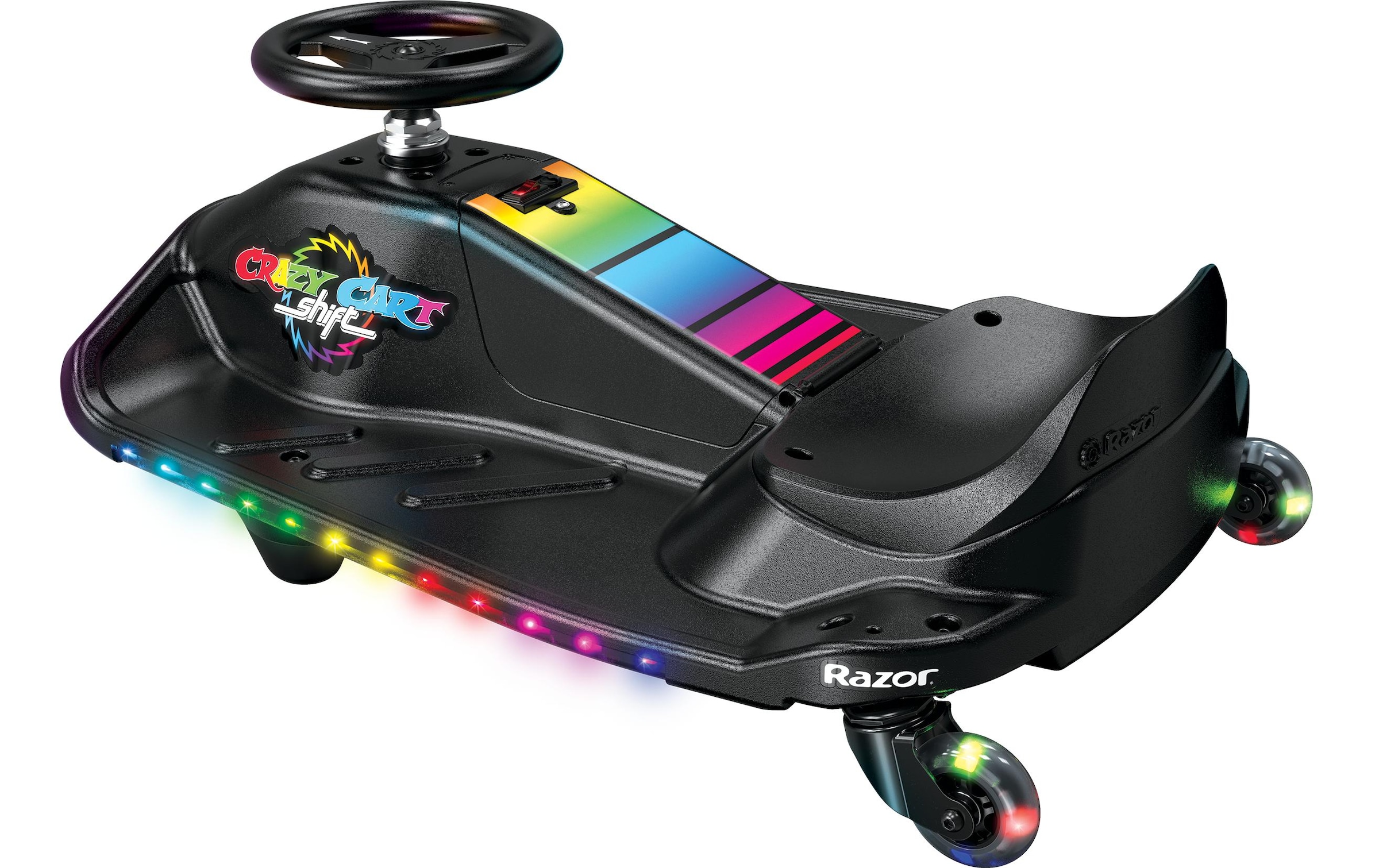Razor E-Scooter »Electric Cart Crazy Shift Lightshow« 13 km/h 8 km