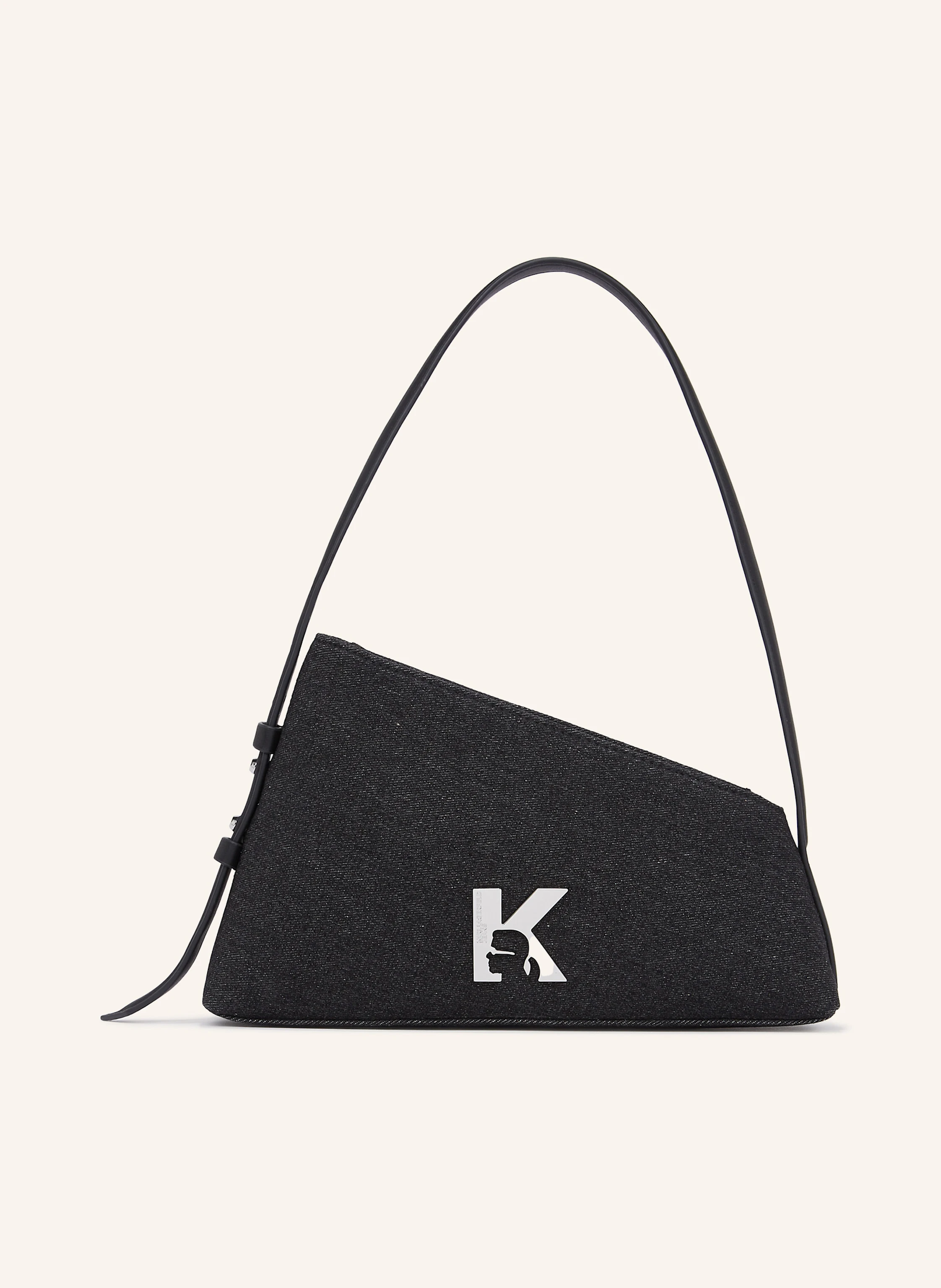 KARL LAGERFELD JEANS GEO DENIM SHOULDER BAG