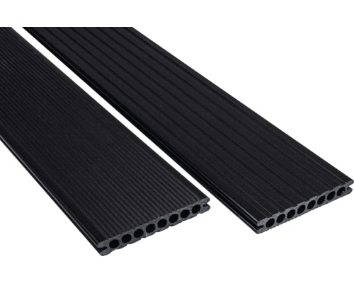 GCC (German Compact Composite) terrasplank, antraciet, 21x145x2000 mm, inclusief Cradle-to-Cradle Gold-certificering