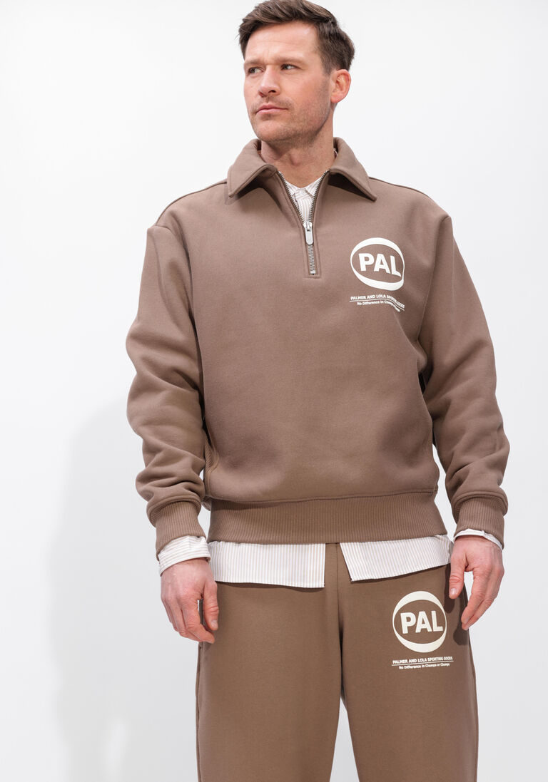 bruine pal sporting goods trui pre game half zip