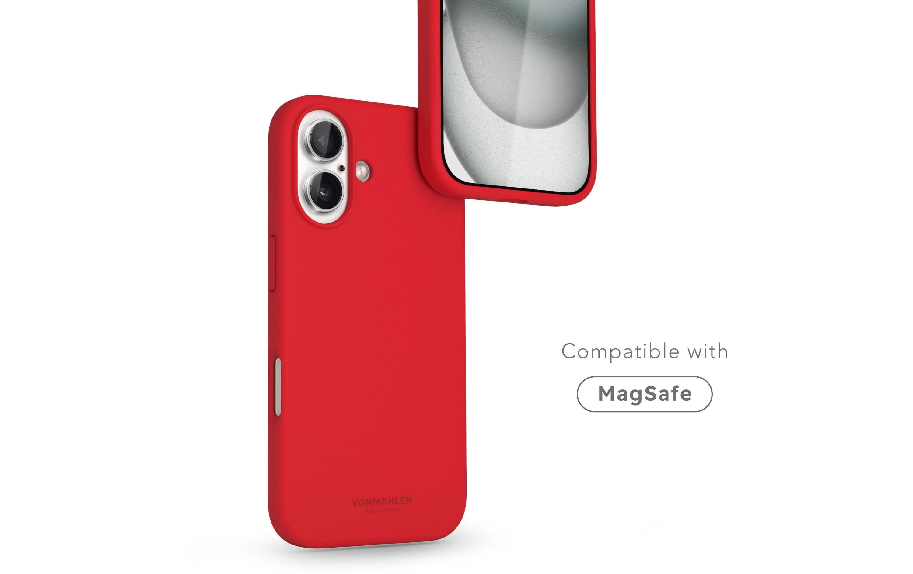Back Cover Soft Silicone iPhone 16 FirecrackerSilicone Backcover für das Apple iPhone 16