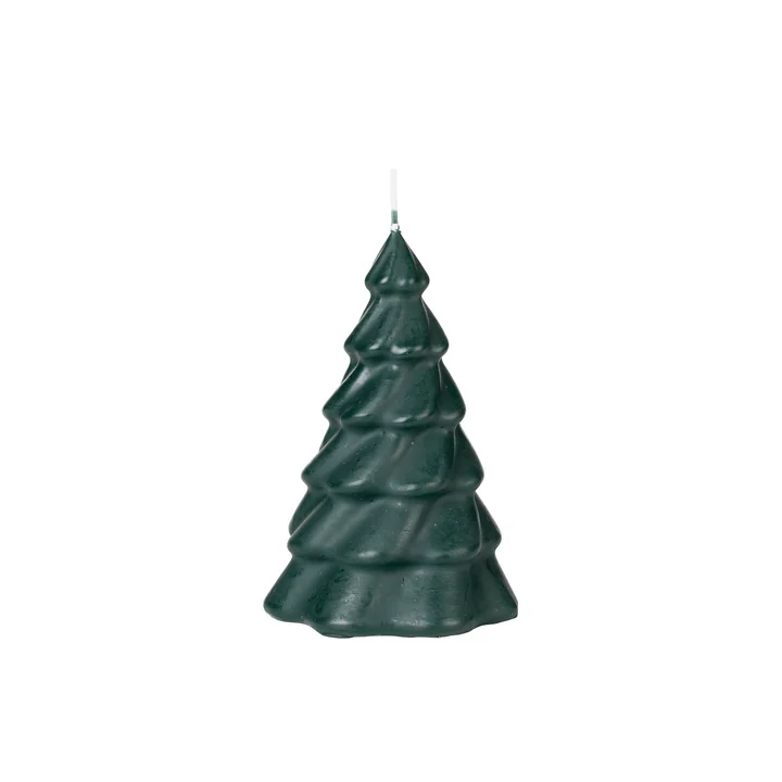 Broste Copenhagen - Pinus Weihnachtsbaumkerze, Ø 10 cm, grape leaf green