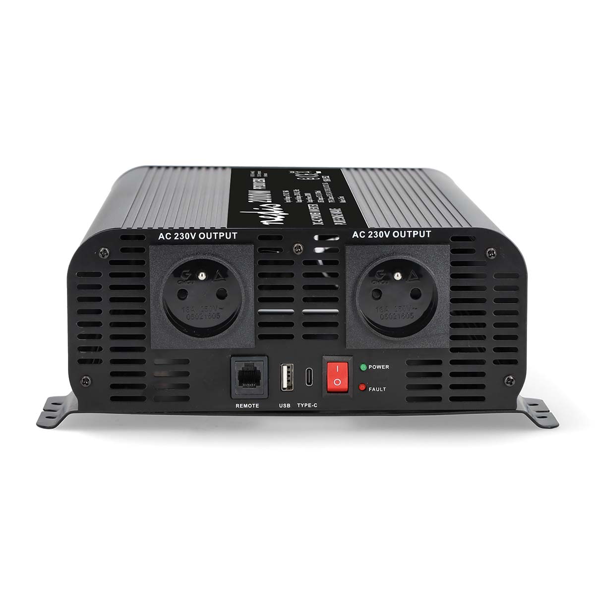 Nedis 12-230 volt Pure sinusgolf omvormer - 2000 watt