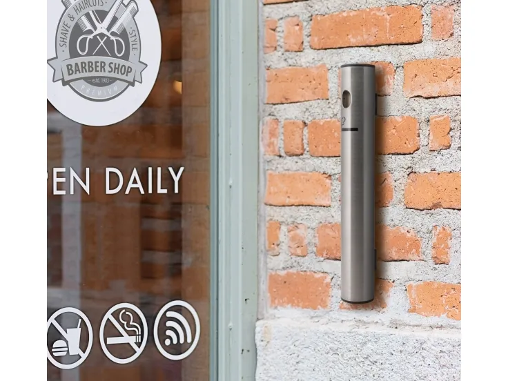 Securit® Væg Smoker Pole rustfrit stål