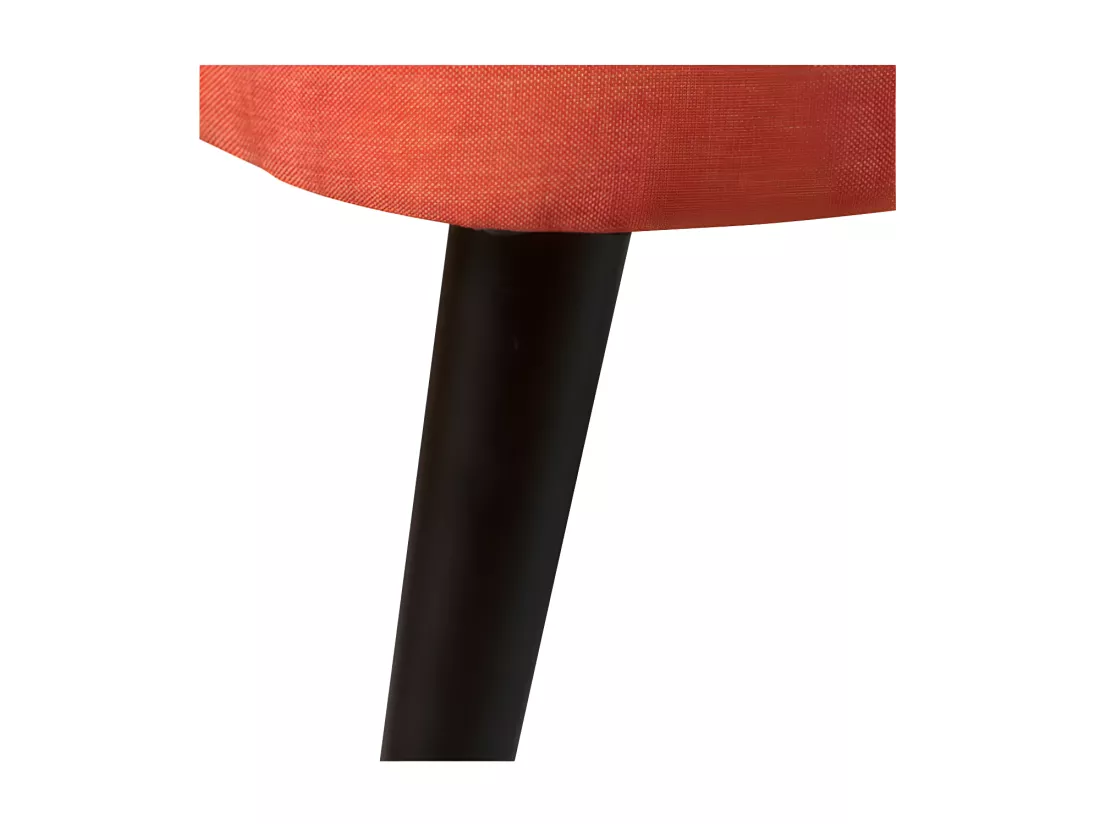 Fauteuil crapaud Tissu corail - BANGKOK