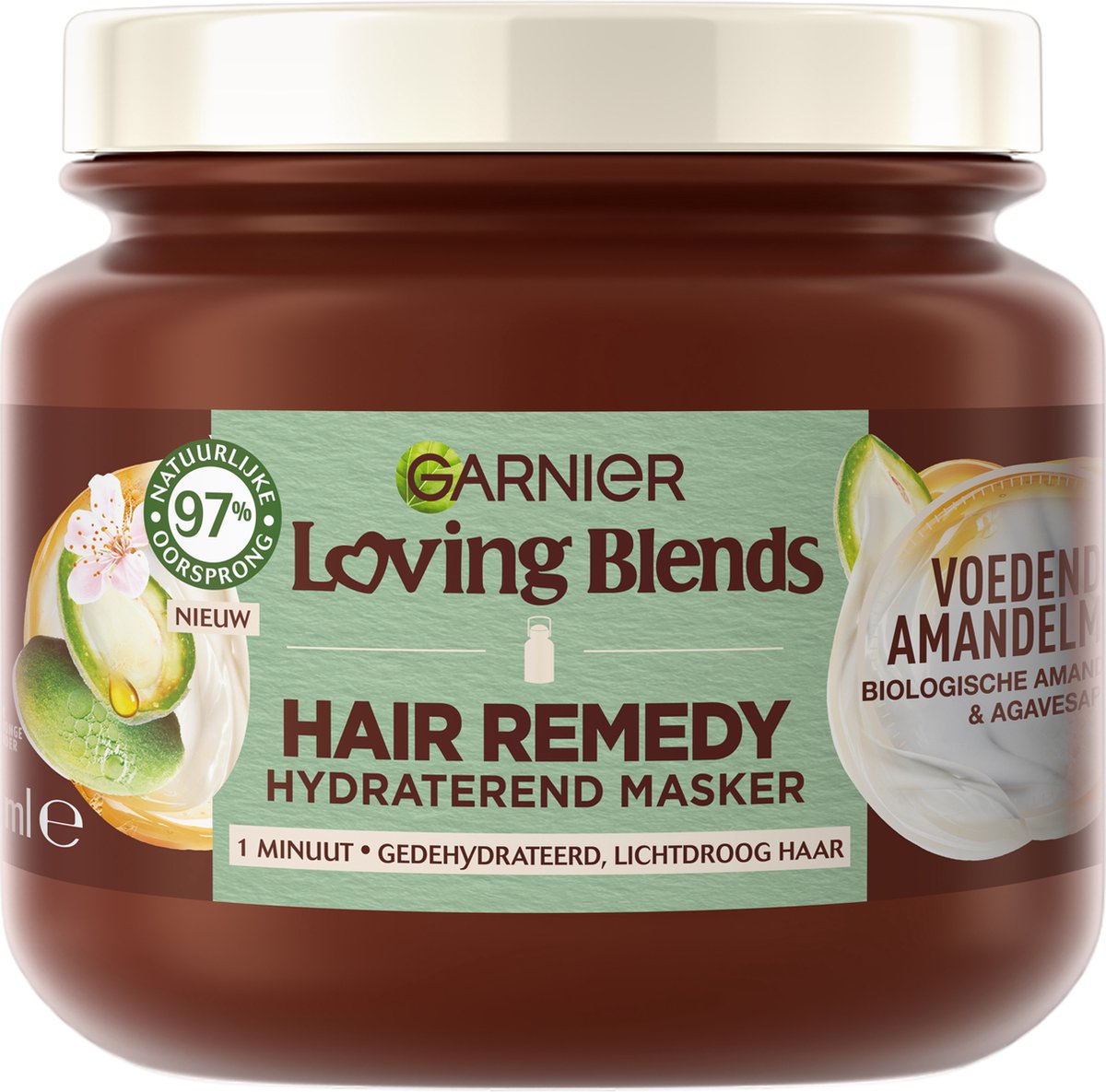Garnier Loving Blends Masker Amandelmelk (340 ml)