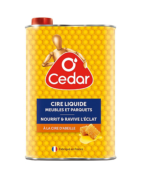 Cire liquide parquet enrichie à la cire d'abeille 750 ml
