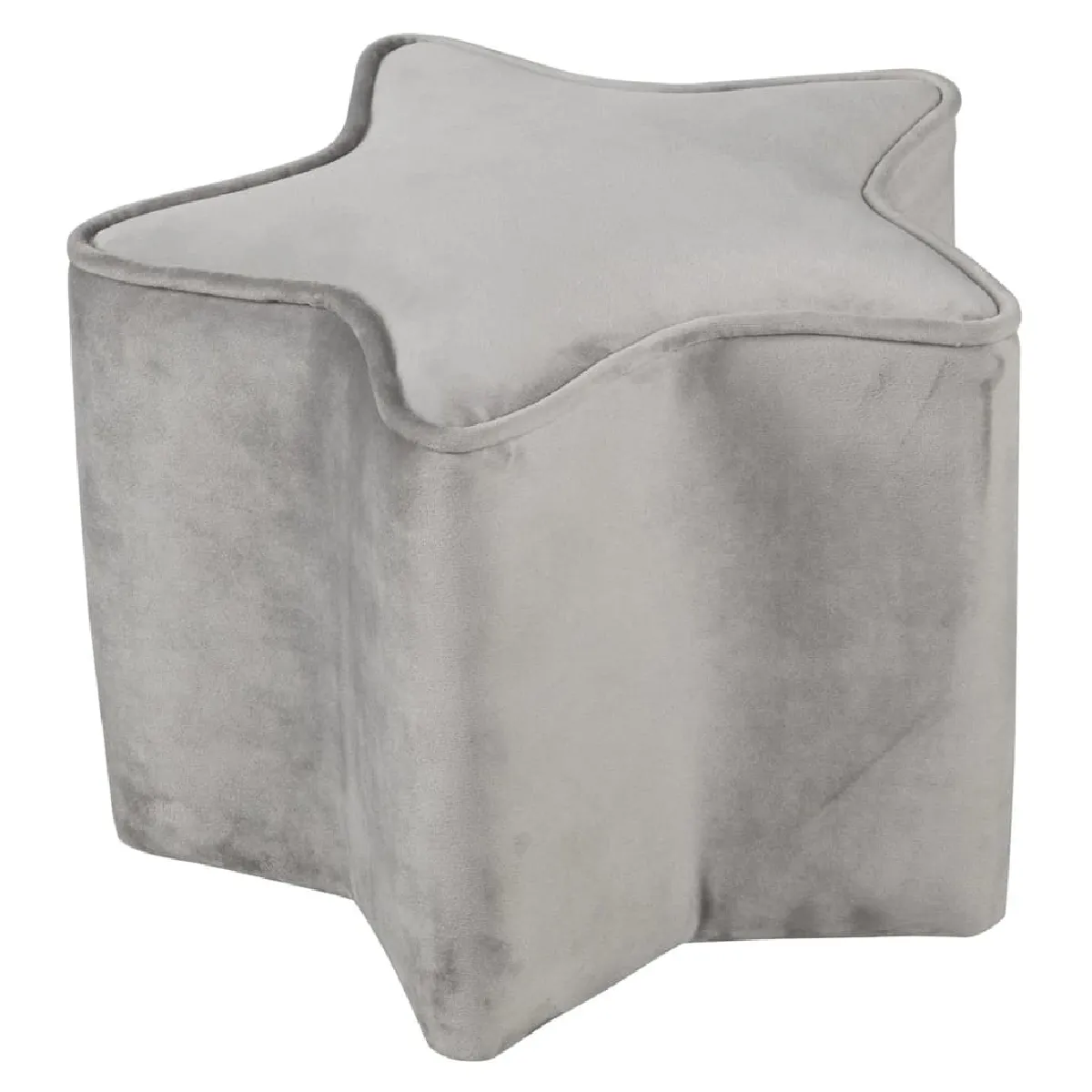 Roba Pouf Enfant Étoile Gris