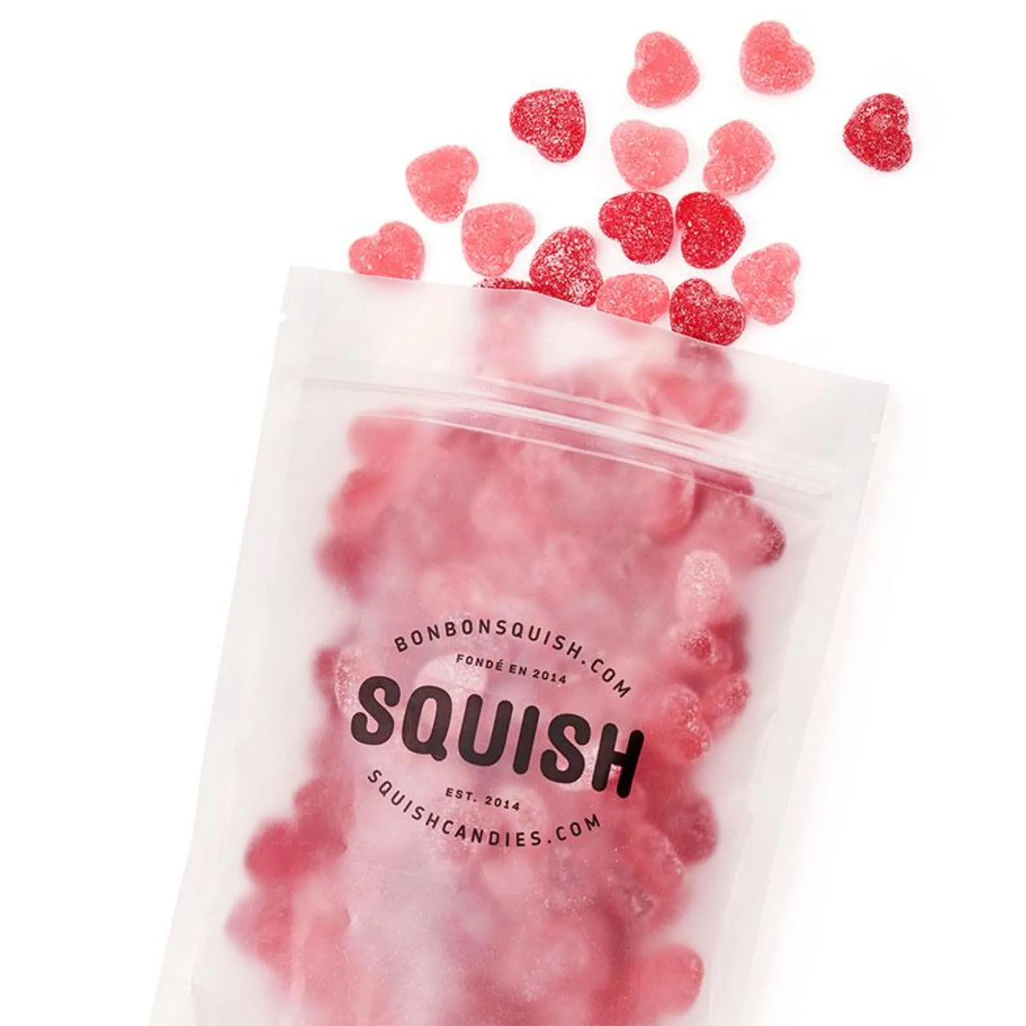 Squish Bonbons Passion Melon-Cerise Végétaliens 100g