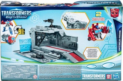 Transformers EarthSpark Optimus Prime-figur med Tilhenger