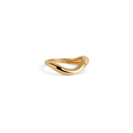 ENAMEL Copenhagen Agnete Small Ring, Guld, 50