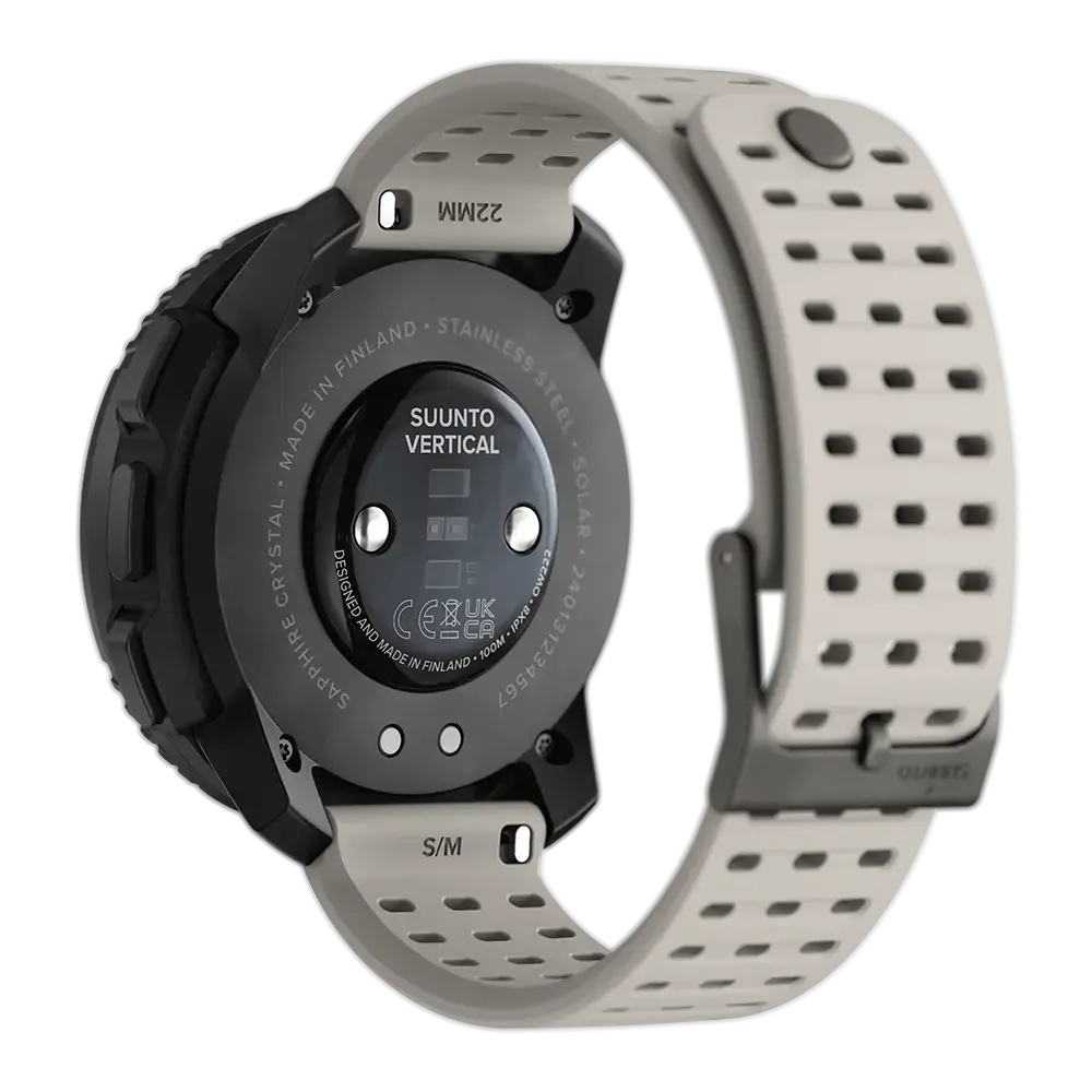 Suunto Vertical Solar Steel GPS Sporthorloge Beige