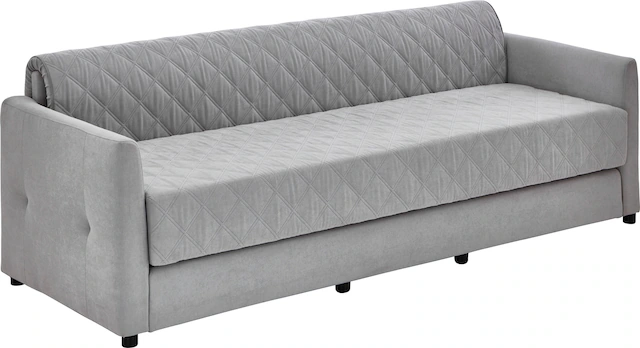 ATLANTIC home collection Schlafsofa »Ken« mit Bettfunktion, inklusive Topper mit abnehmbarem Bezug