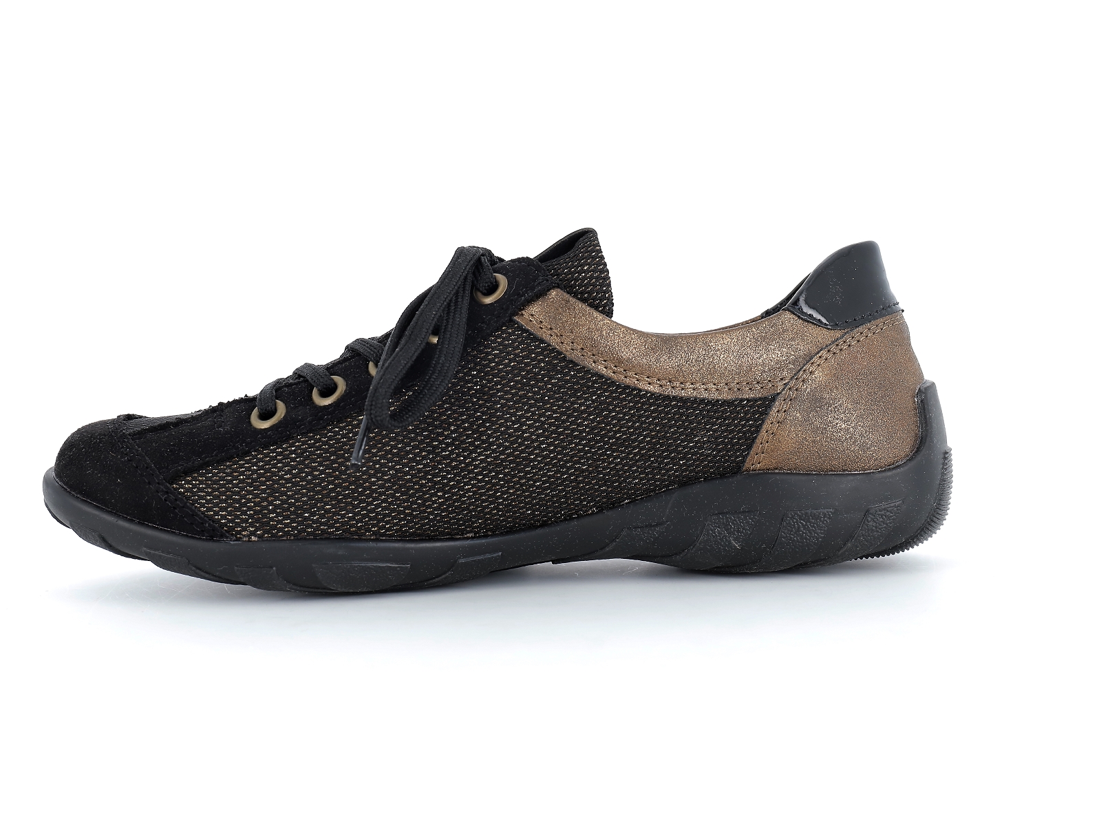 Remonte-R3415 Matières combinées Noir Bronze