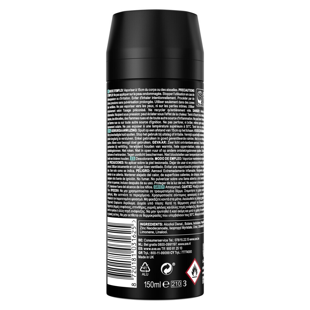 Axe Deodorant Bodyspray Apollo150 ml