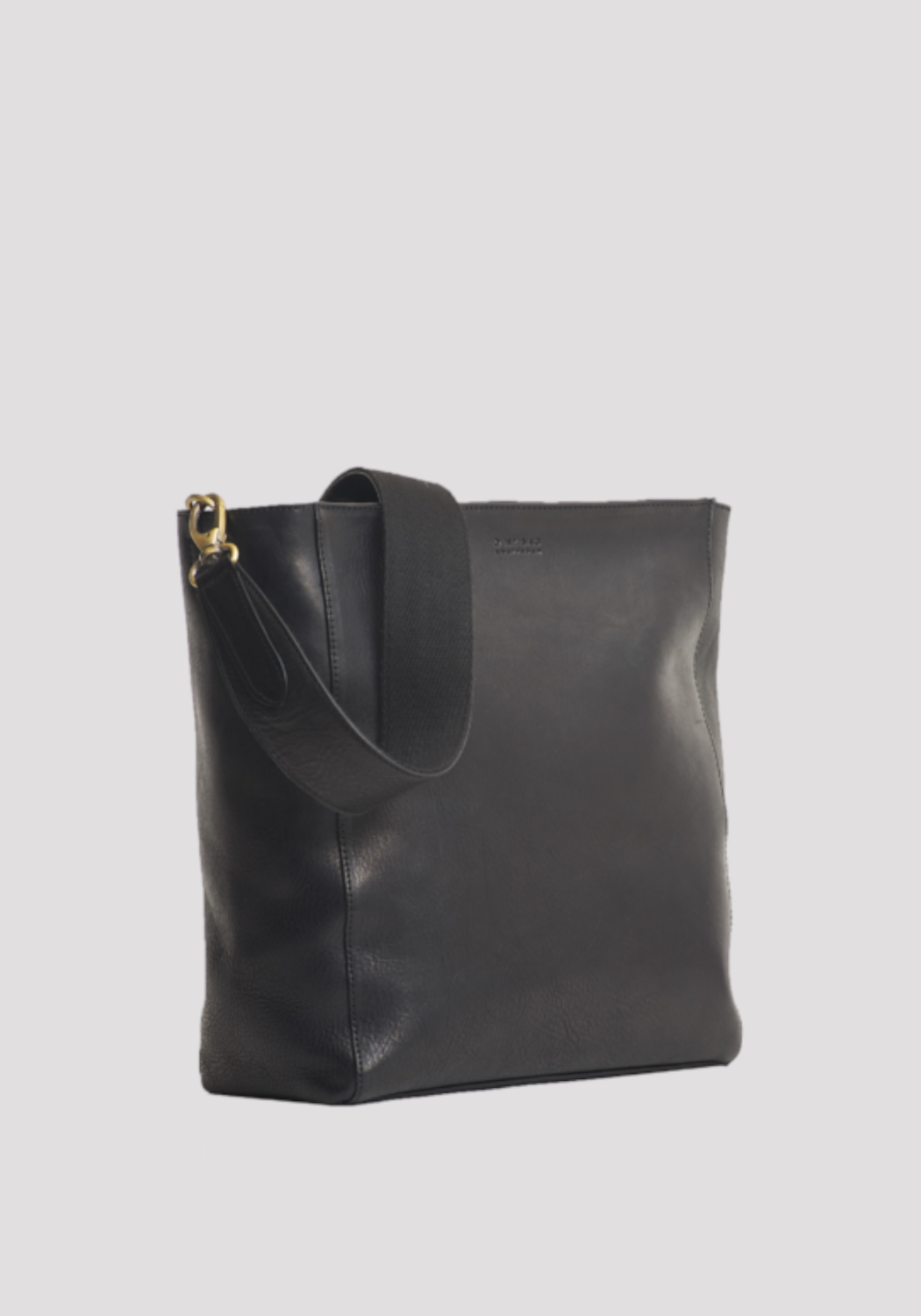 O My Bag Leder-Shopper Sofia Eco-Stromboli Leather Black