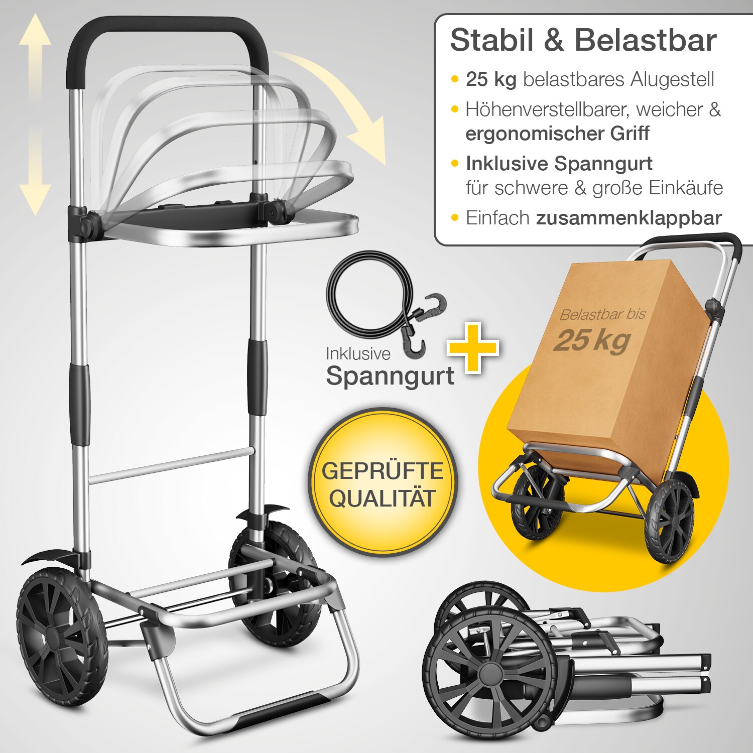 maxVitalis Einkaufstrolley mit Kühlfunktion
