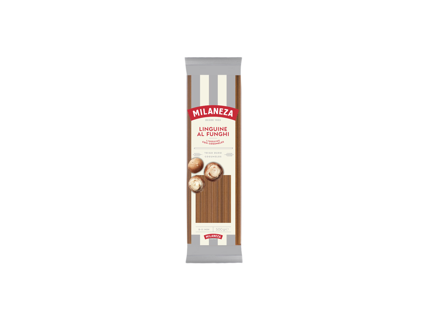 MASSA MILANEZA LINGUINE COM COGUMELOS 500G