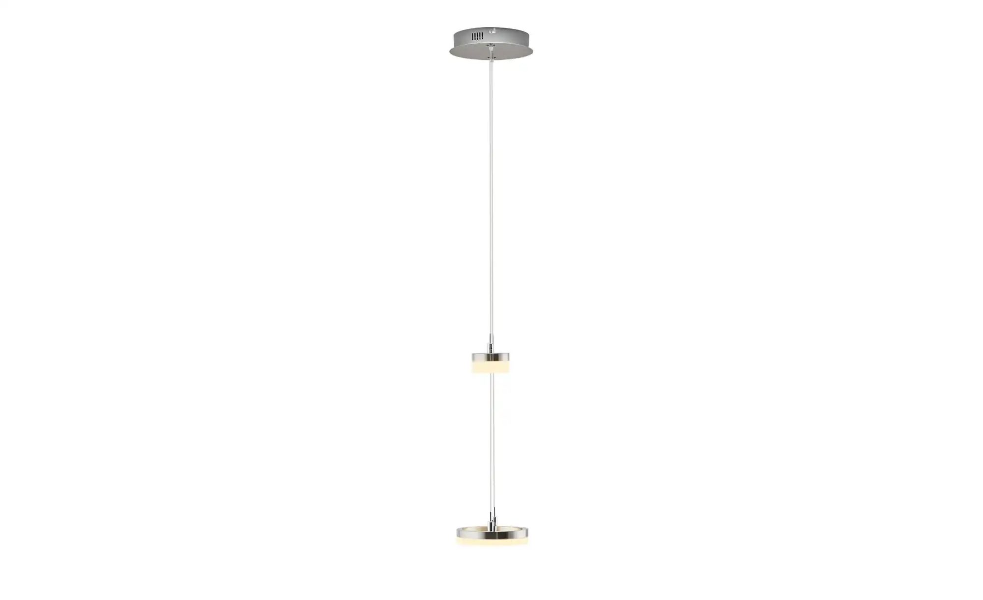 Meisterleuchten LED-Pendelleuchte, 2-flammig, nickel matt