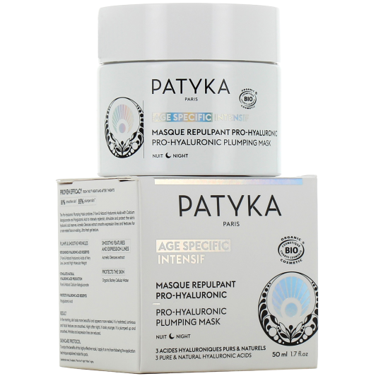 Patyka masque de nuit repulpant pro-hyaluronic - Soin anti âge