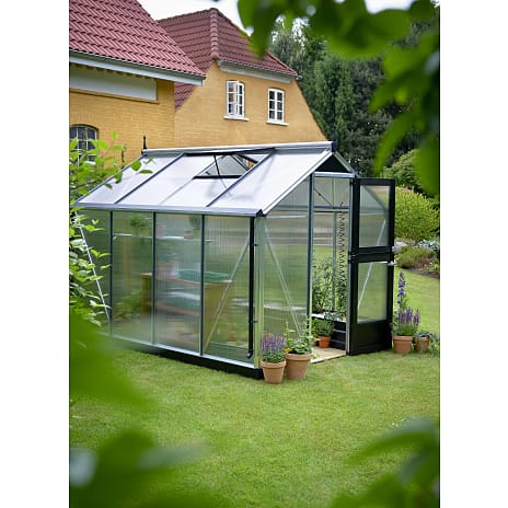 Juliana Compact drivhus - Aluminium