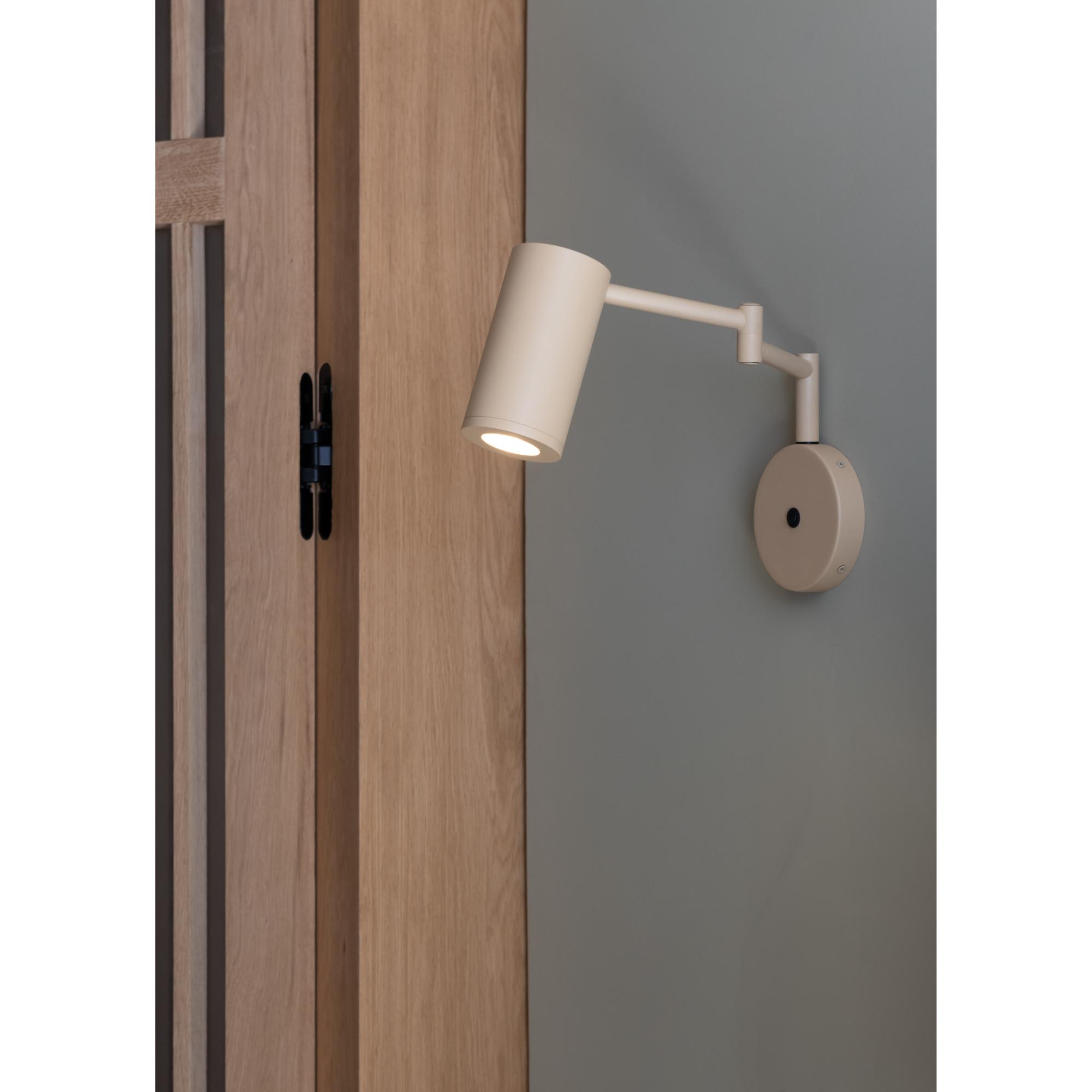 it's about RoMi Wandlamp Bilbao - Beige - 33x12x27cm