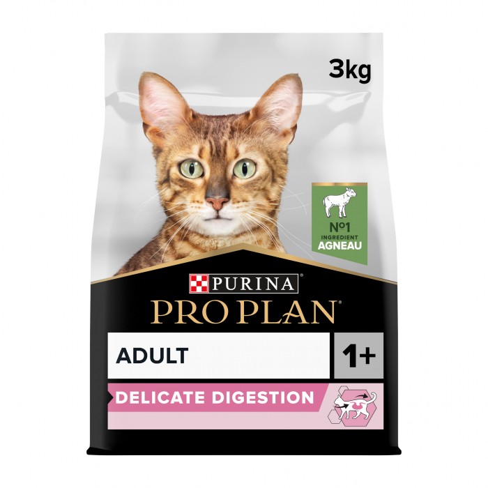 PRO PLAN Delicate Digestion Adult à l'Agneau- Croquettes pour chat
