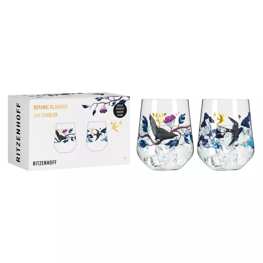 Gläserset - Gin Botanic Glamour 2tlg.