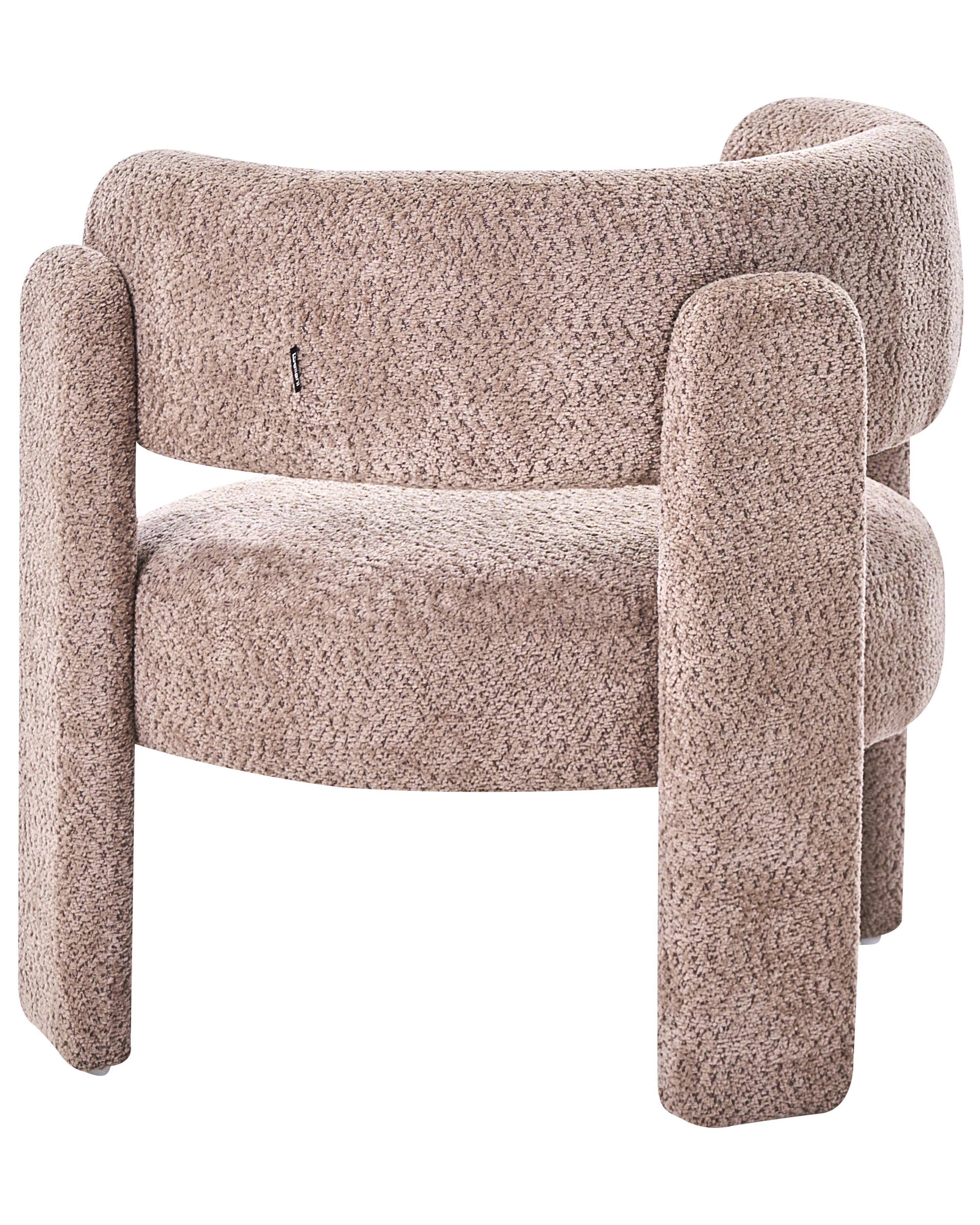 Fauteuil BUREA Chenille Taupe