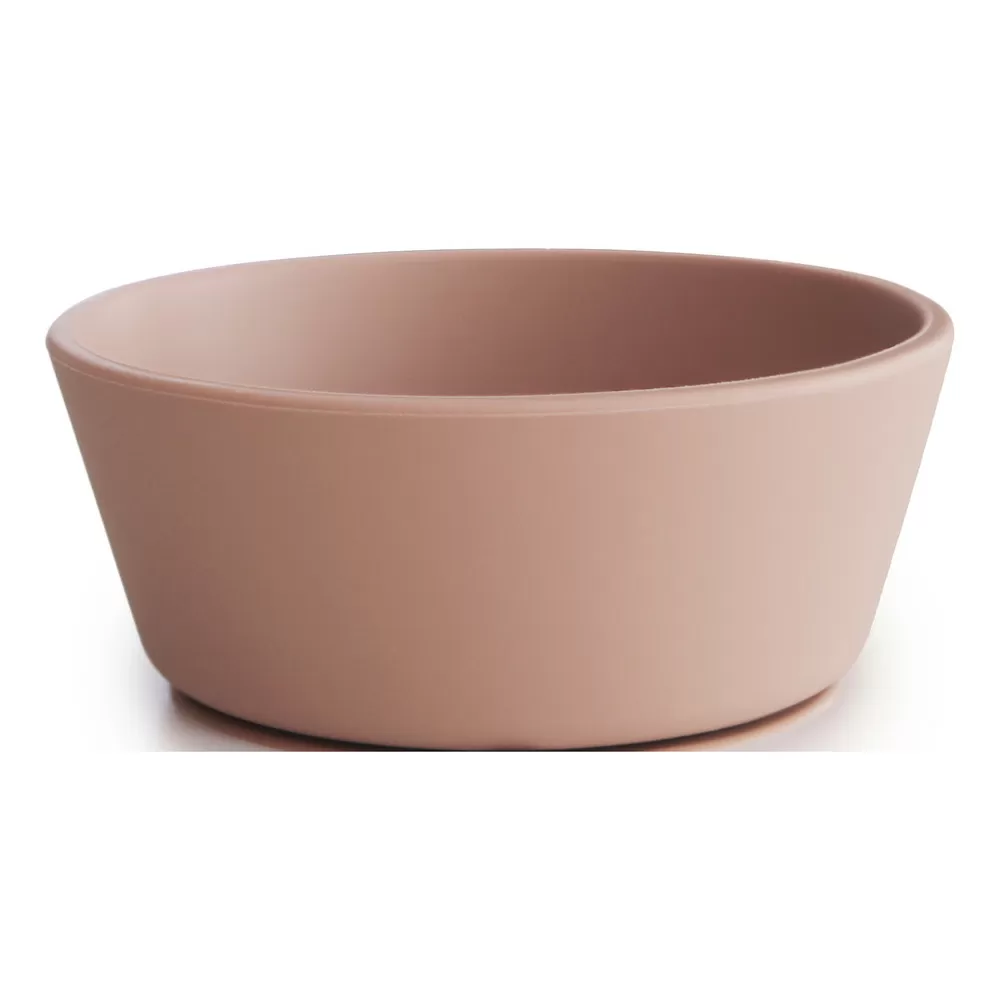 Mushie Silikone Skål Blush - 1 stk.
