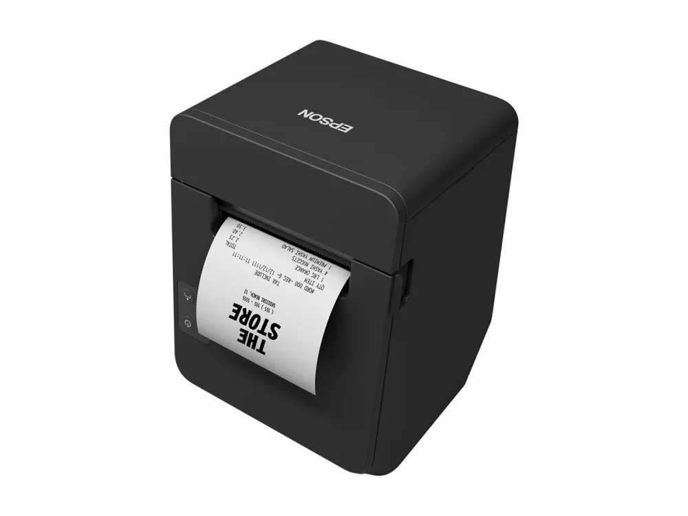 Epson TM T20IV (101) - Kvitteringsprinter - termisk linje - Rulle (7,95 cm) - 203 x 203 dpi - op til 250 mm/sek. - USB, seriel - skærer - delvis-skære cutter - sort