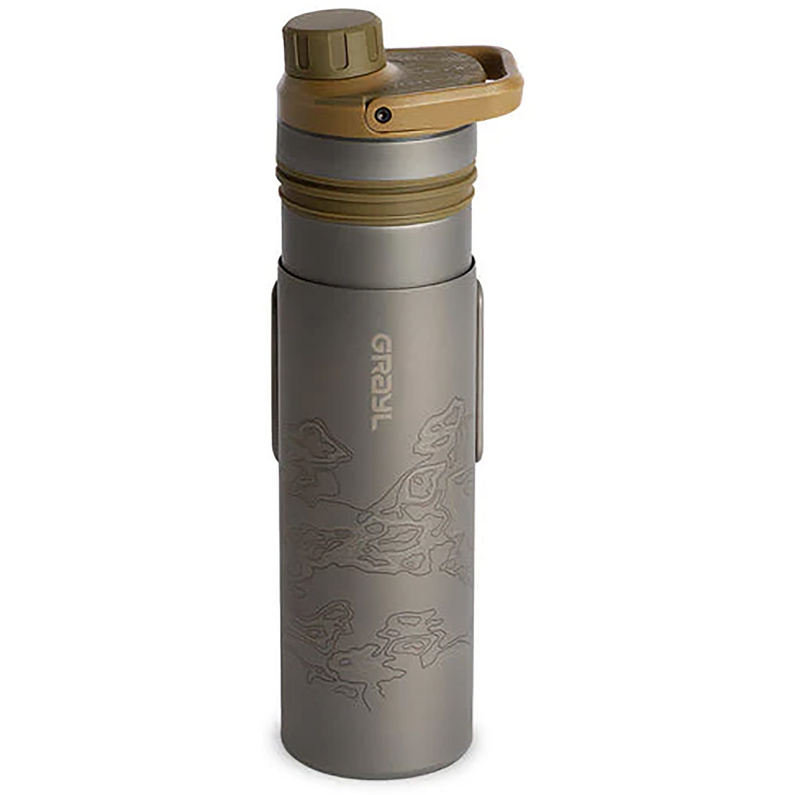 Grayl UltraPress Purifier Titanium Wasserfilter Flasche
