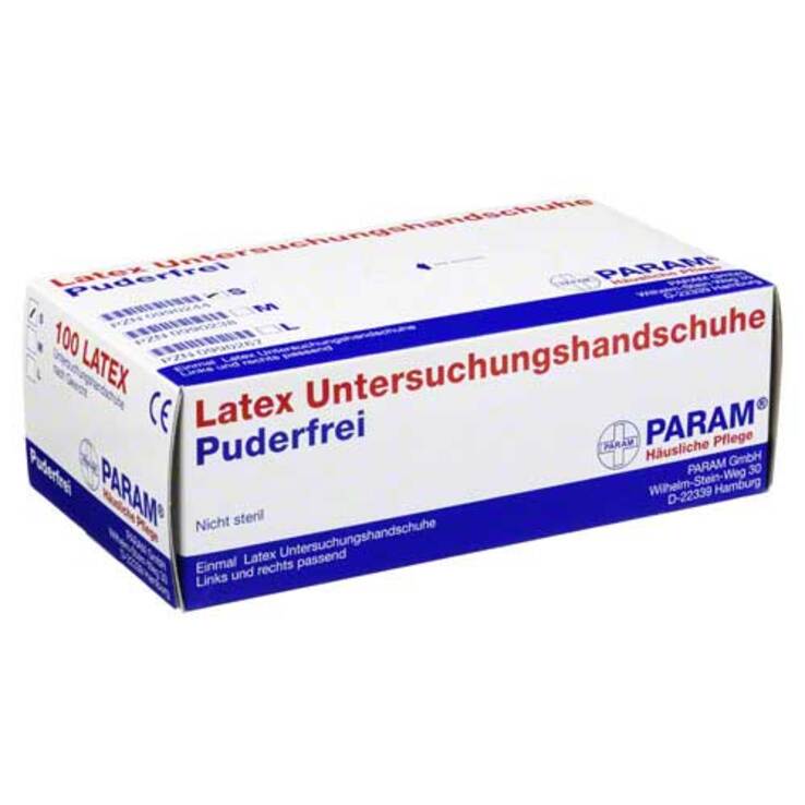 Handschuhe Einmal Latex puderfrei S, 100 St