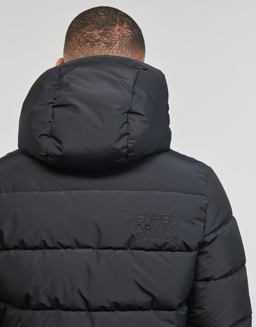 Superdry - HOODED SPORTS PUFFR JACKET Negro