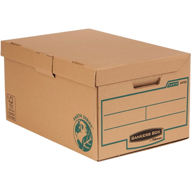 Caisse archives carton Bankers Box by Fellowes H 39 x L 29,3 x P 56 cm