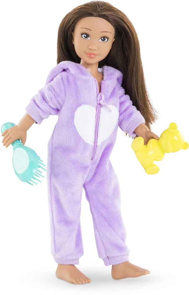 COROLLE GIRLS -POUPEE MANNEQUIN - COFFRET LUNA PYJAMA PARTY - 28CM