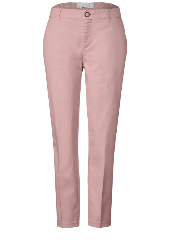 Casual Fit Chinohose - dessert rose