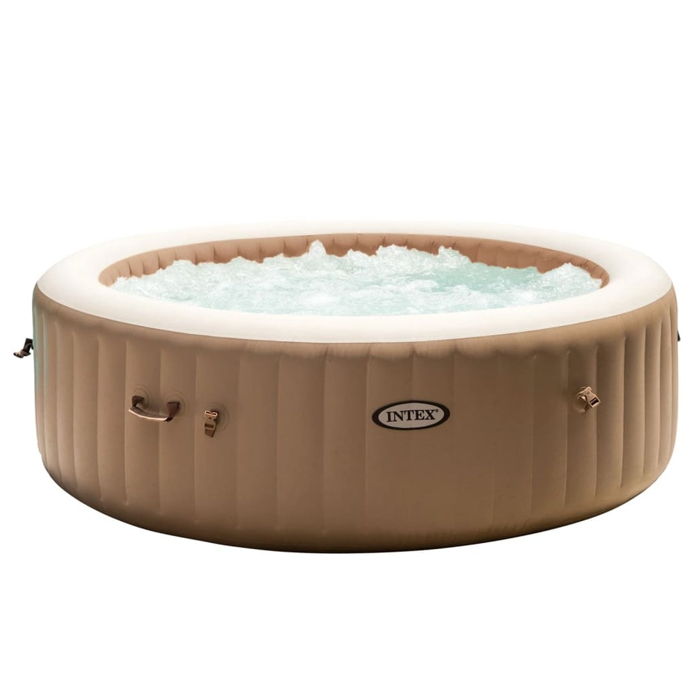 Baignoire de massage à bulles ronde purespa 216x71cm 6 personnes