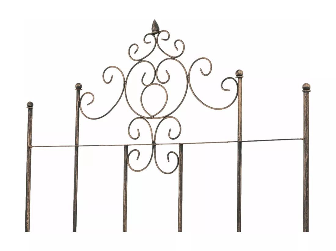 Lot de 2 treillis métal bronze 85.5 x 2 x 170 cm 10_0003844