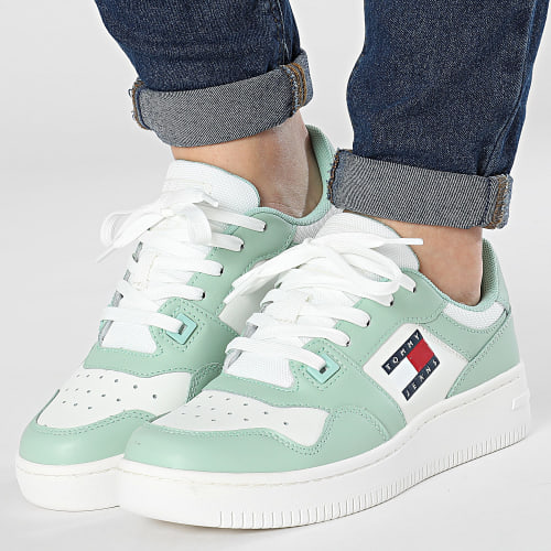 Baskets Femme Retro Basket Essential 2505 Jadestone Green