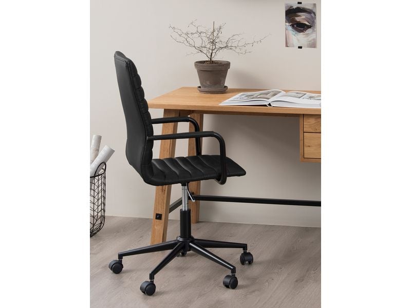 AC Design Bürostuhl Winslow, mit Polsterrücken und Armlehne Schreibtischstuhl im Leder look