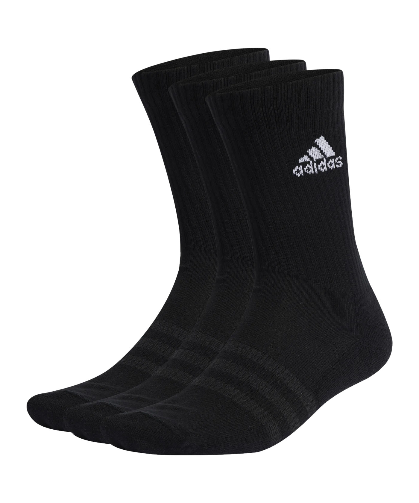 adidas Cush Crew 3er Pack Socken Schwarz Weiss